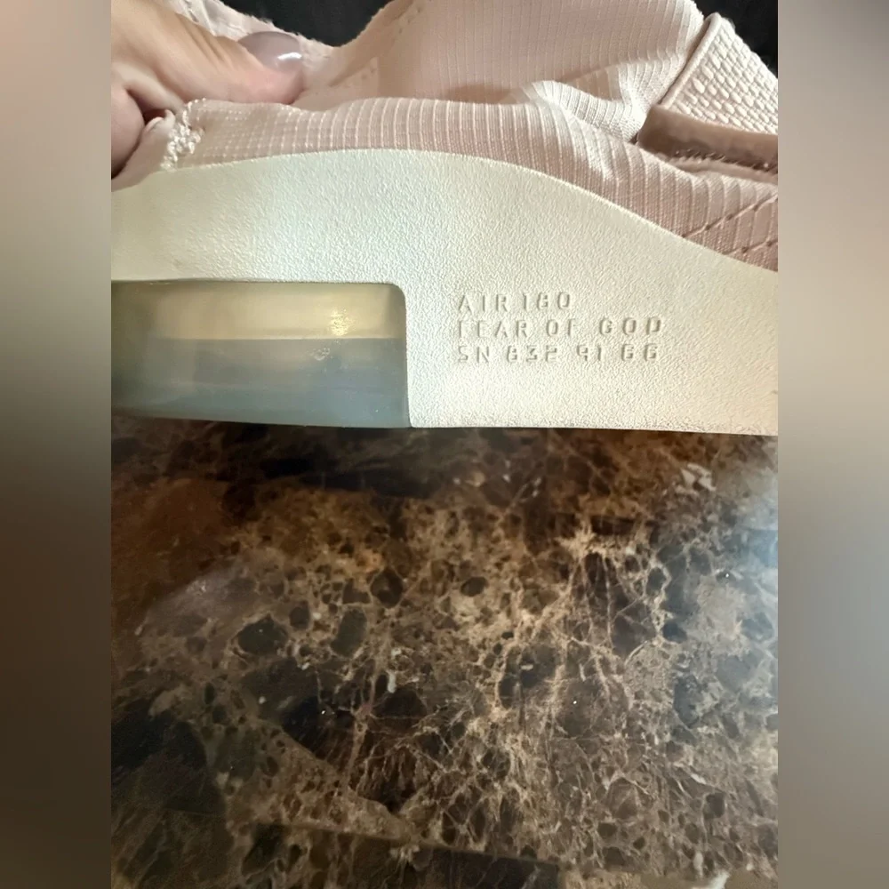 Nike. Air Fear of God Moc 'Particle Beige'. Size 7.